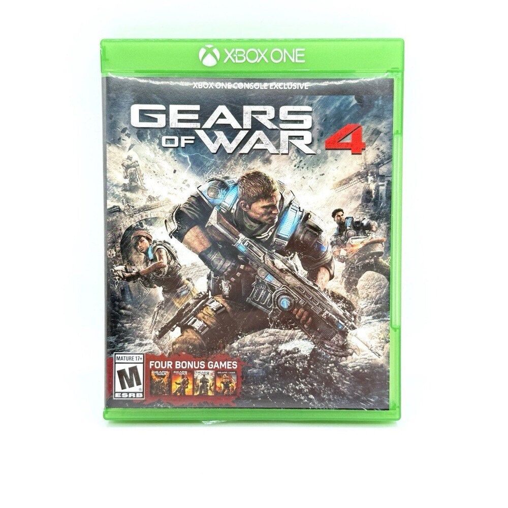Gears of War 4 (Xbox One, 2016) Complete With‎ 4 Bonus Games